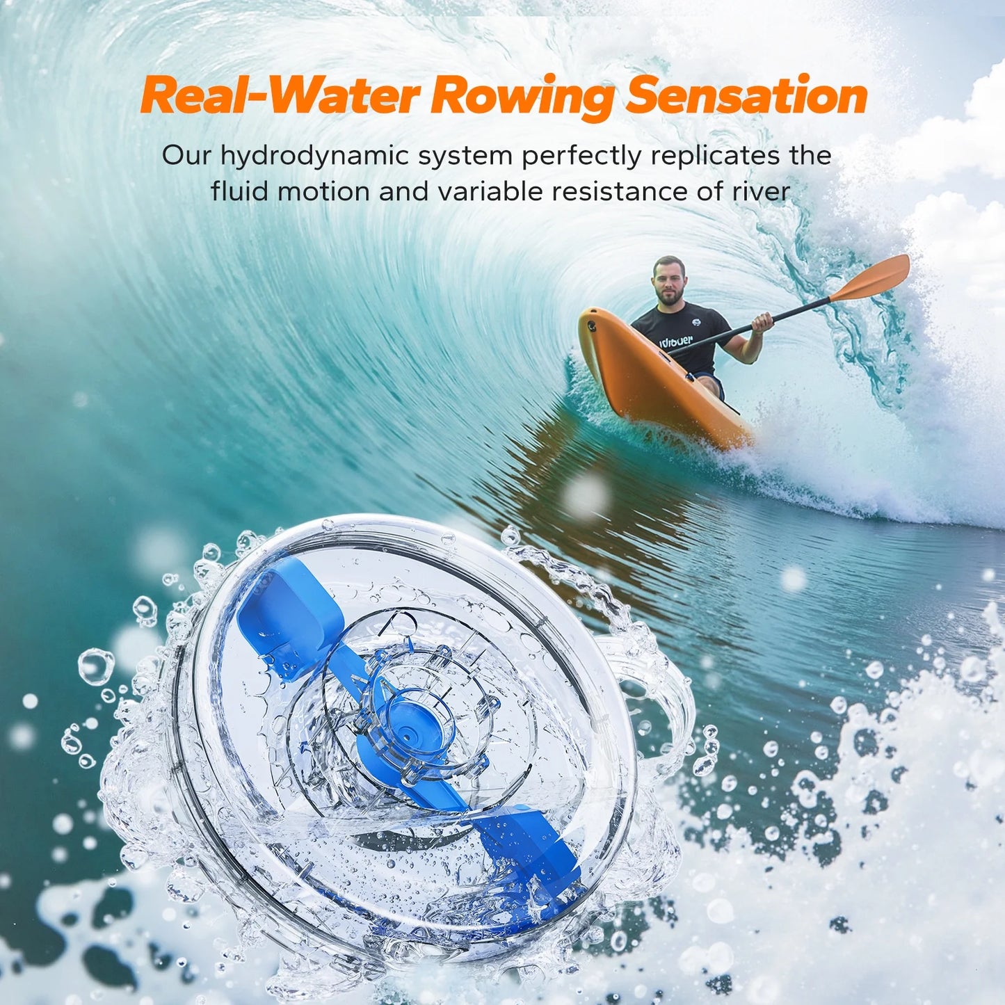 Compact Rowing Machine (Magnetic - Foldable)