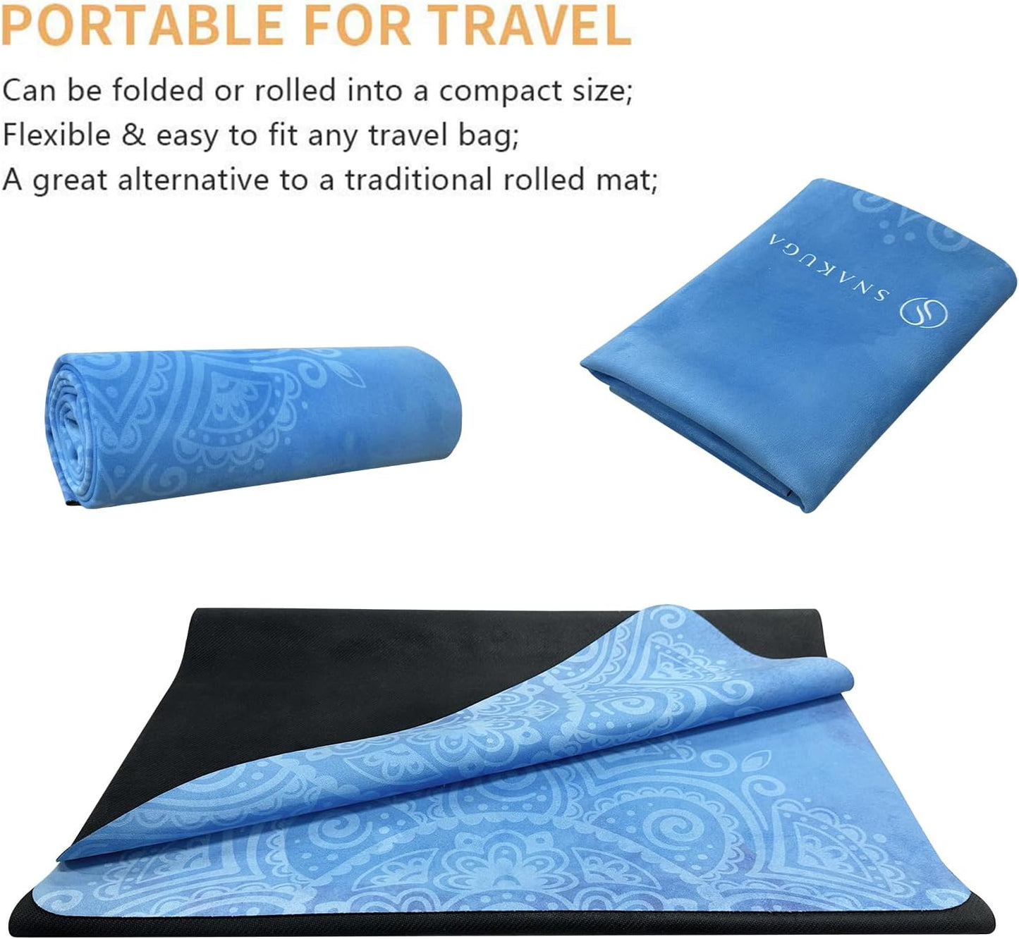 Premium Cork Yoga Mat Set (Eco-Friendly)