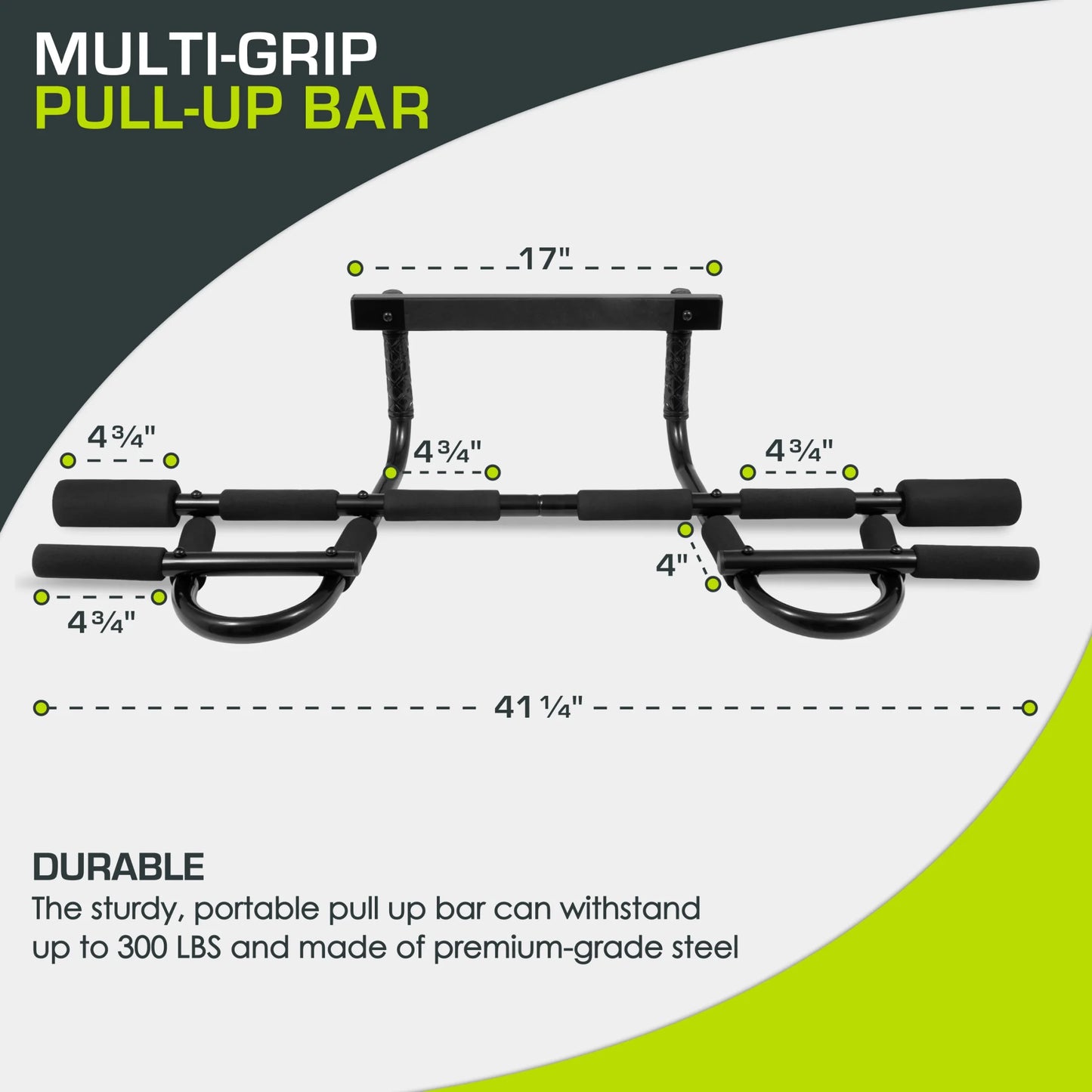 Pull-Up Bar (Doorway Multi-Grip)