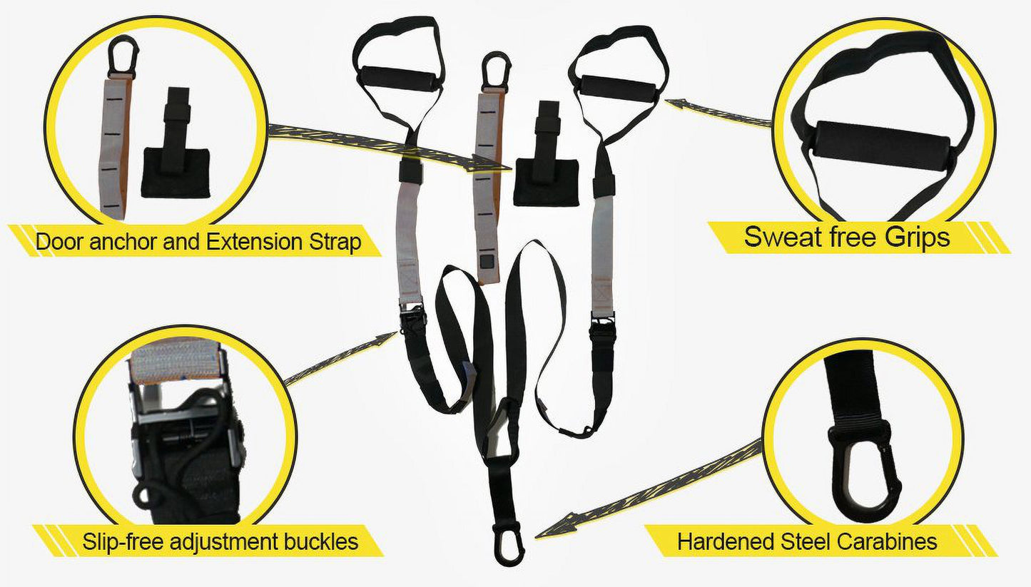 Suspension Trainer System (Full Body Workout)