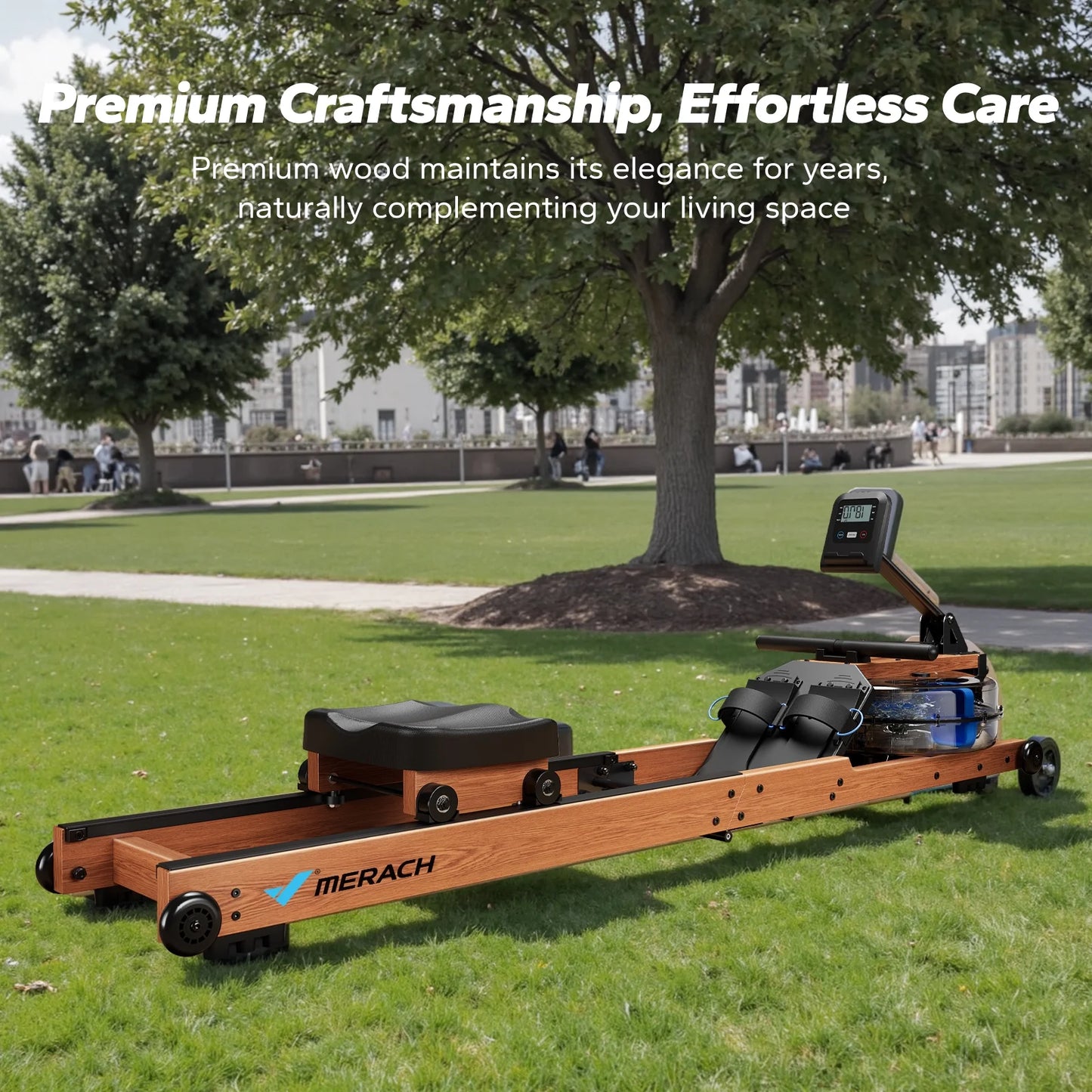 Compact Rowing Machine (Magnetic - Foldable)