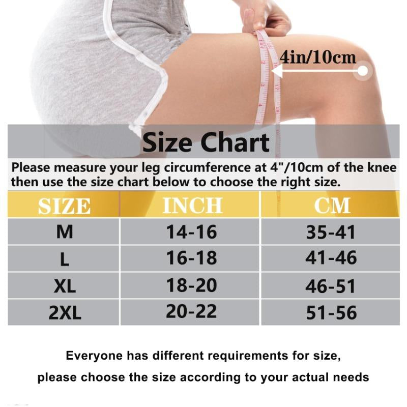 (2 Pack) Copper Knee Braces with Strap for Knee Pain Women and Men, Knee Compression Sleeve for Arthritis, ACL, Meniscus Tear, Joint Pain Relief, Knee Support for Working, Running,