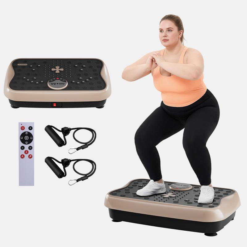 HORSE Adult Vibration Plate Indoor Realx Exercise Machine,Direct Supply Luck Cross Clover Fashion Style,Full Body Work Out for Home Gym,Gift for Girl/Woman/Mom