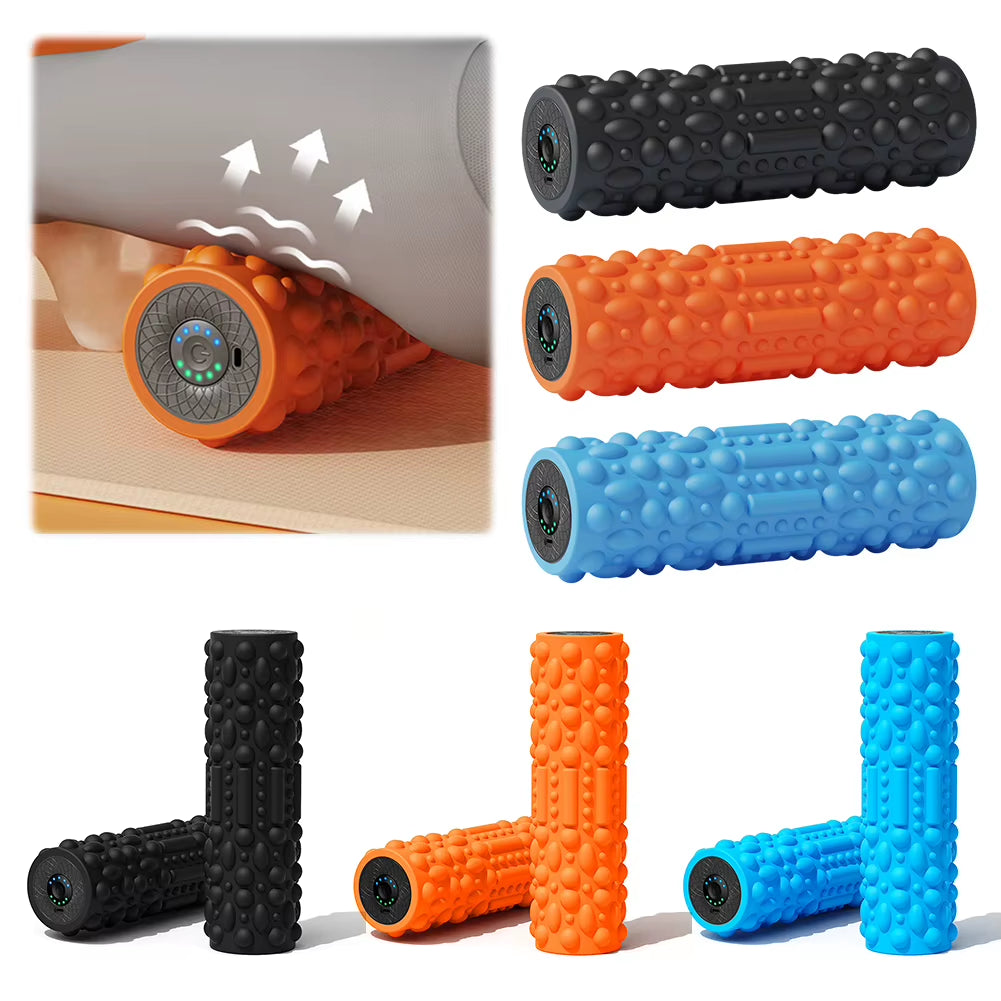 Vibrating Foam Roller (4-Speed Rechargeable)