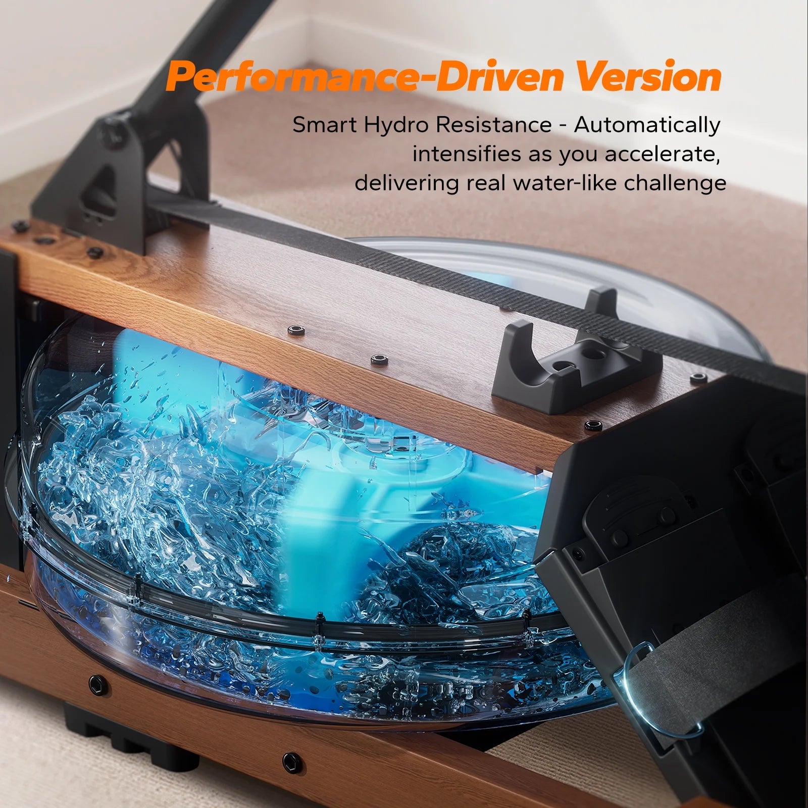 Compact Rowing Machine (Magnetic - Foldable)