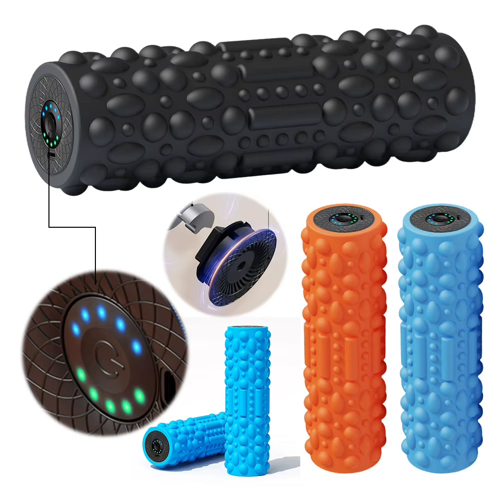 Vibrating Foam Roller (4-Speed Rechargeable)