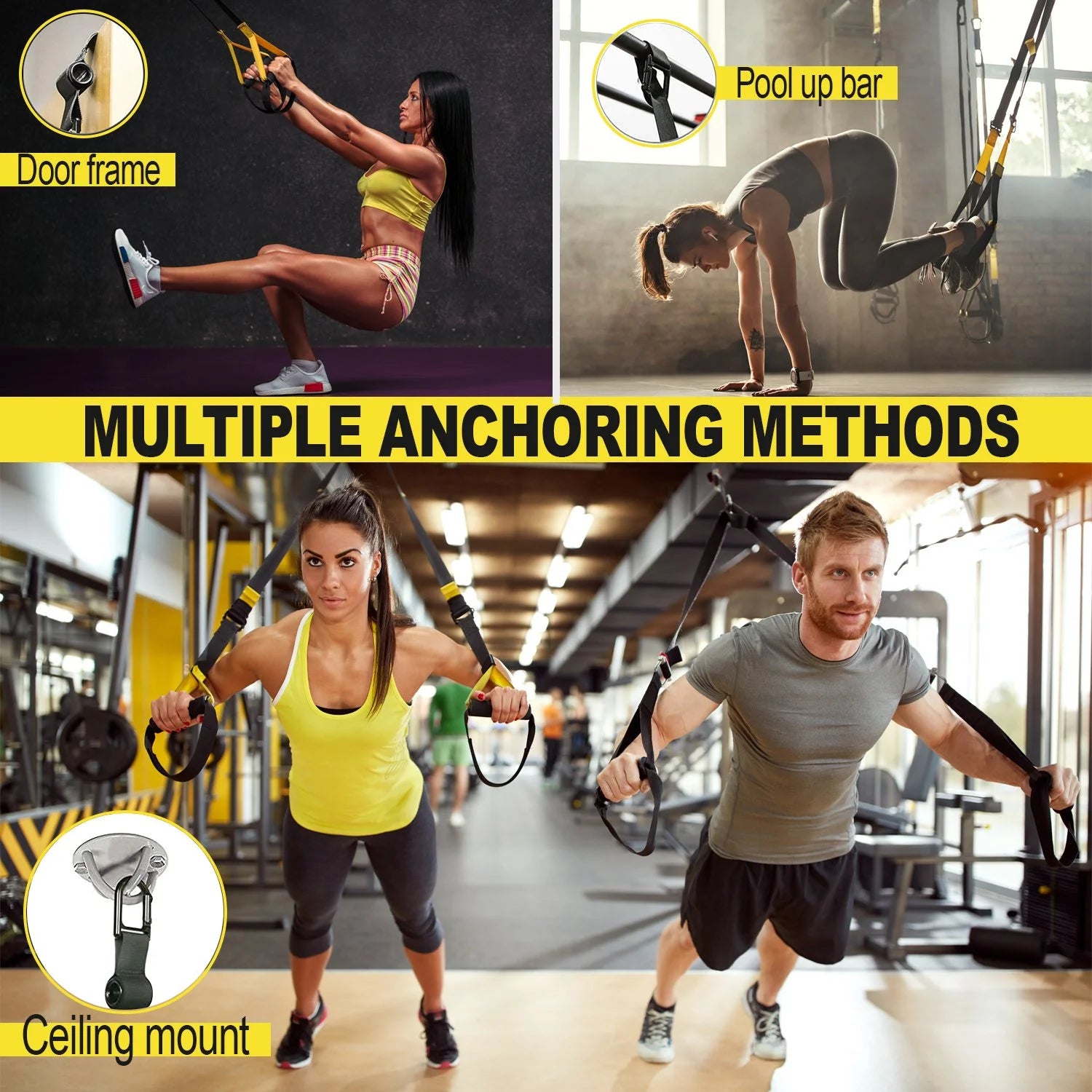 Suspension Trainer System (Full Body Workout)