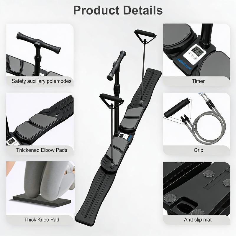 4-In-1 Fitness Board Full Body Training Multi Modes Optional Smart Timer Accurate Timing Eco-Friendly Material Long-Lasting Durable