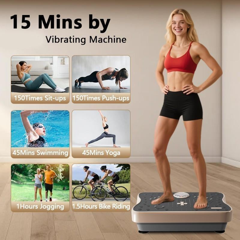 HORSE Adult Vibration Plate Indoor Realx Exercise Machine,Direct Supply Luck Cross Clover Fashion Style,Full Body Work Out for Home Gym,Gift for Girl/Woman/Mom