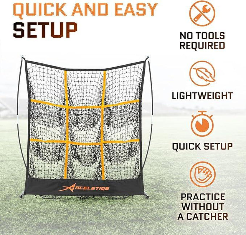 Pitching Target Baseball Net with 9 Targets